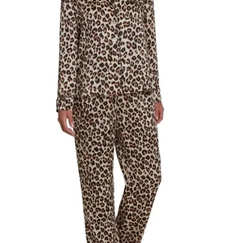 LOFT Women's Satin Notch Collar Pajama Set - NWOT - Picture 2 of 5